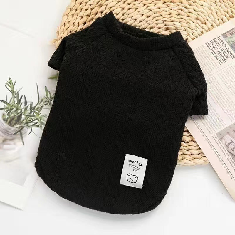 HKM-253651 Cozy Knitted Pet Sweater in Multiple Colors for Small to Extra Large Dogs