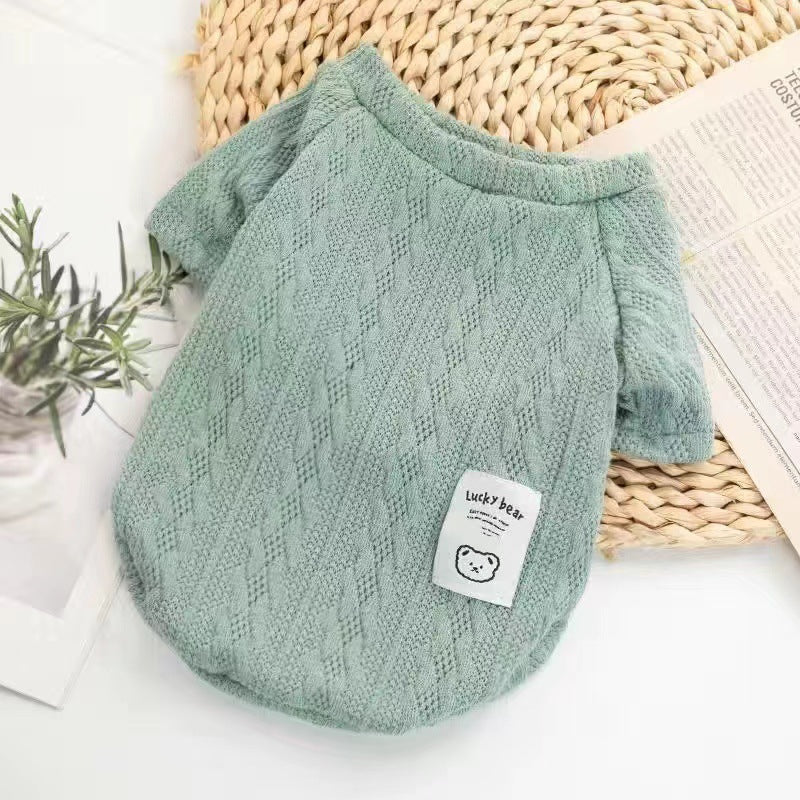 HKM-253651 Cozy Knitted Pet Sweater in Multiple Colors for Small to Extra Large Dogs