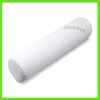 HKM-253715 Large Multifunctional Waist Pad Round Leg Pillow in Plaid Cotton with Polyurethane Filler