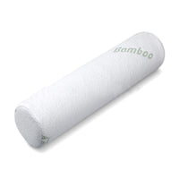 HKM-253715 Large Multifunctional Waist Pad Round Leg Pillow in Plaid Cotton with Polyurethane Filler