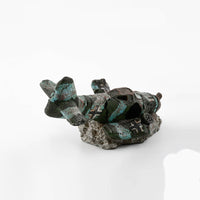 HKM-253715 Resin Aquarium Decoration - Aircraft Wreckage Simulation Ornament, 8CM x 4.5CM x 4.5CM