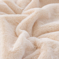 HKM-254035 Double Layer Thick Velvet Blanket with Pillowcase Options in Various Sizes and Colors