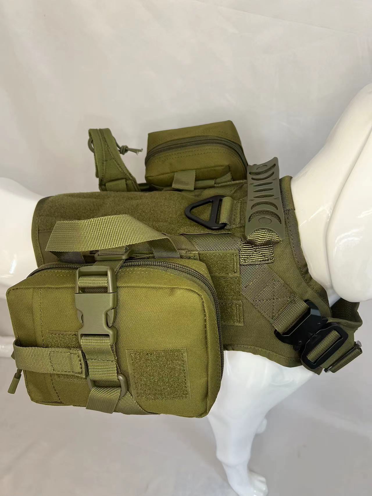HKM-254227 Outdoor Multifunctional Dog Vest with Water Bottle Pouch - Available in Various Sets and Sizes