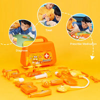 HKM-254291 Pretend Play Doctor Toy Set for Kids - Medical Tools Role-Playing Toys for Ages 3 and Up