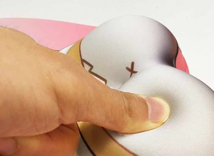 HKM-254547 Cartoon Dog Mouse Pad with Silicone Wrist Rest for Comfort and Style
