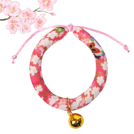 HKM-254739 Japanese Style Cartoon Bell Pet Collar