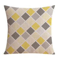 HKM-254739 Modern Cotton Linen Cushion Cover - Simple Design in Multiple Sizes