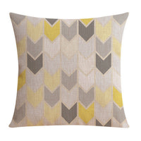 HKM-254739 Modern Cotton Linen Cushion Cover - Simple Design in Multiple Sizes
