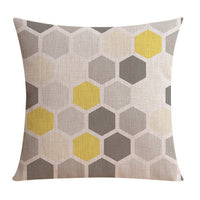 HKM-254739 Modern Cotton Linen Cushion Cover - Simple Design in Multiple Sizes