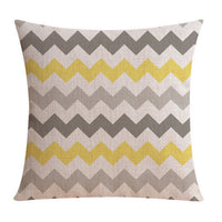 HKM-254739 Modern Cotton Linen Cushion Cover - Simple Design in Multiple Sizes