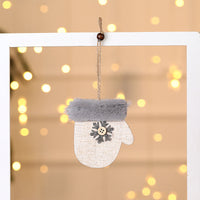 HKM-254803 Wooden Plush Christmas Tree Ornament Pendant Collection