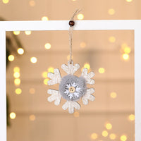 HKM-254803 Wooden Plush Christmas Tree Ornament Pendant Collection