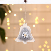 HKM-254803 Wooden Plush Christmas Tree Ornament Pendant Collection