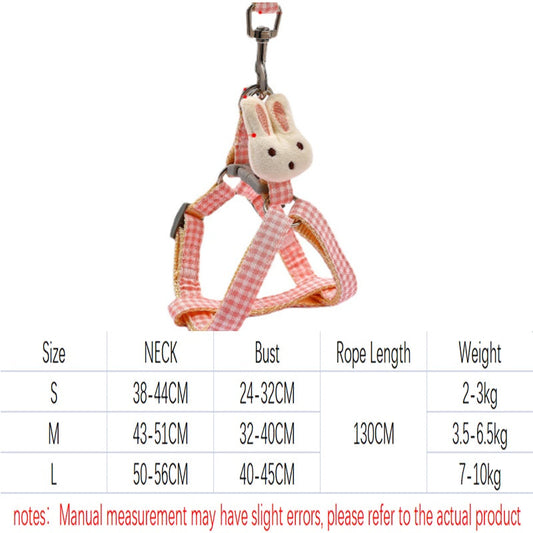 HKM-254867 Small Dog Harness and Leash Set – Quick Release Nylon Straps, Anti-Pull Design for Pets