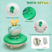 HKM-254995 Electric Rotating Frog Shower Toy for Babies and Toddlers - Fun Bath Water Sprinkler