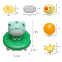 HKM-254995 Electric Rotating Frog Shower Toy for Babies and Toddlers - Fun Bath Water Sprinkler