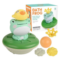 HKM-254995 Electric Rotating Frog Shower Toy for Babies and Toddlers - Fun Bath Water Sprinkler