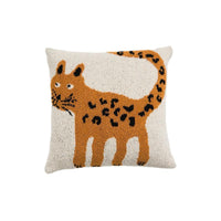 HKM-255187 Spotted Leopard Print Half Velvet Nap Blanket with Pillowcase Set