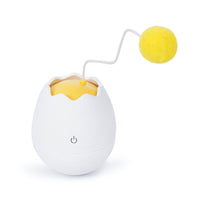 HKM-255379 Cat Knot Toy for Playtime | Plastic with Cotton Ball | 7x7x9cm | Requires 2 AA Batteries