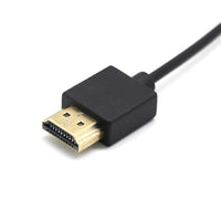 HKM-255379 USB to HDMI Male Power Supply Cable, 0.5 Meter Length, High-Speed Gold and Silver-Plated Copper Wire, Black