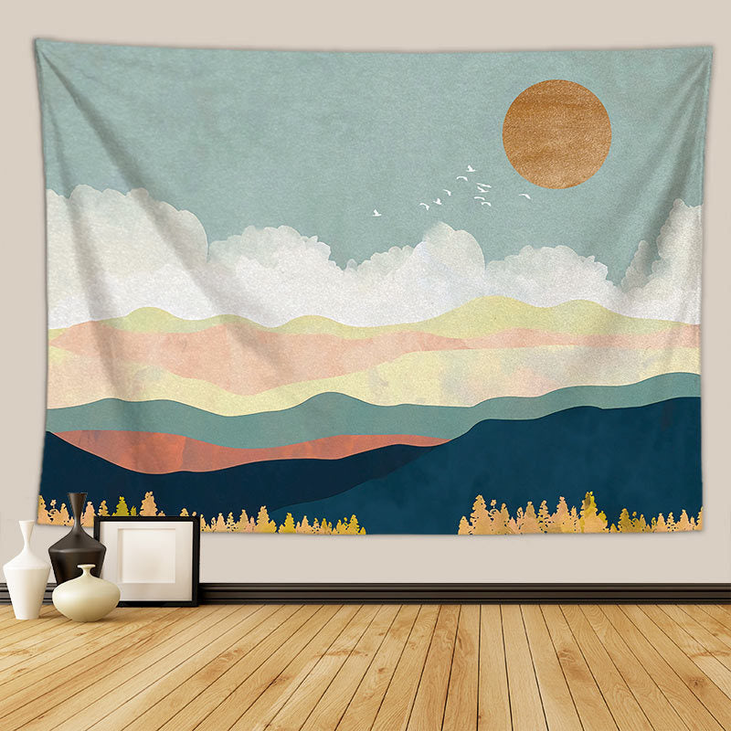 HKM-255507 Beach Tapestry in Various Sizes - Made from Durable Polyester Fiber