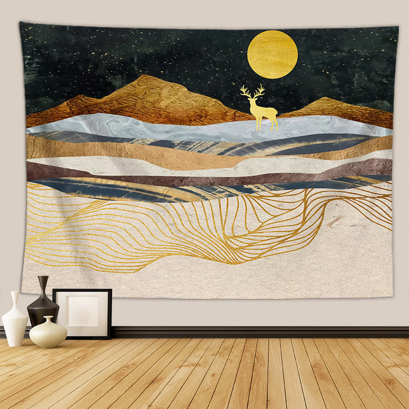 HKM-255507 Beach Tapestry in Various Sizes - Made from Durable Polyester Fiber