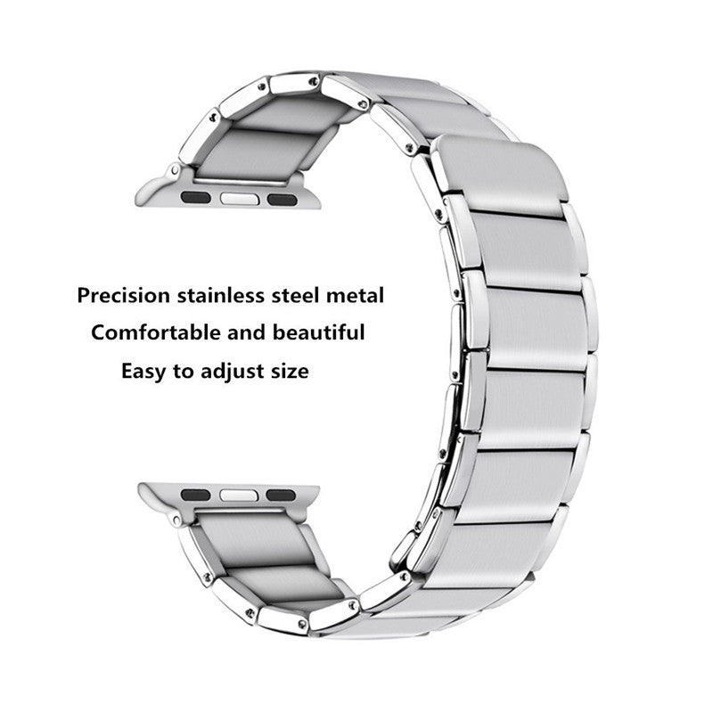 HKM-255699 Stylish Stainless Steel Magnetic Watch Strap for 38/40mm & 42/44mm Models