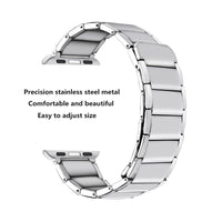HKM-255699 Stylish Stainless Steel Magnetic Watch Strap for 38/40mm & 42/44mm Models