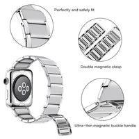 HKM-255699 Stylish Stainless Steel Magnetic Watch Strap for 38/40mm & 42/44mm Models