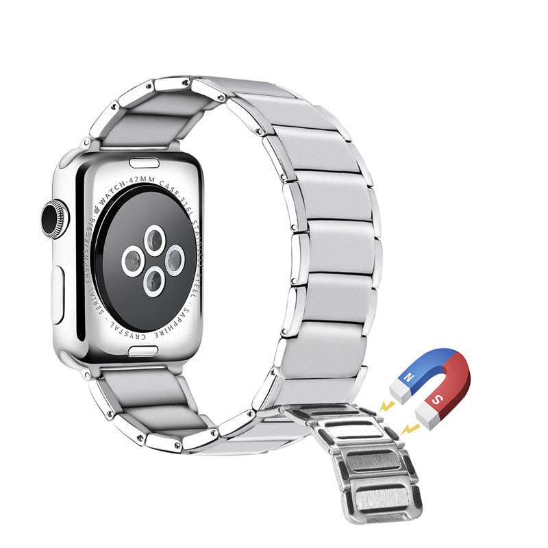 HKM-255699 Stylish Stainless Steel Magnetic Watch Strap for 38/40mm & 42/44mm Models
