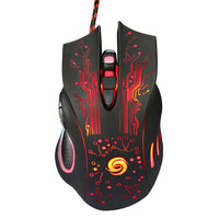 HKM-255699 Wired Gaming Mouse with 5500DPI, Adjustable 7 Buttons, LED Backlit, Ergonomic Design for PC and Laptop