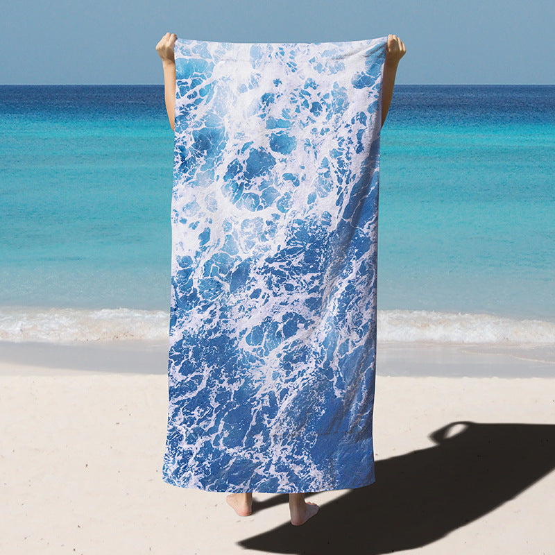 KTX-255763 Quick-Drying Microfiber Bath Towel for Swimming - 180x90CM, Multiple Vibrant Designs