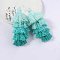 HKM-256019 Colorful Five-Layer Polyester-Cotton Tassel for Clothing and Accessories