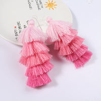 HKM-256019 Colorful Five-Layer Polyester-Cotton Tassel for Clothing and Accessories
