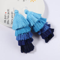 HKM-256019 Colorful Five-Layer Polyester-Cotton Tassel for Clothing and Accessories