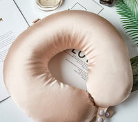 HKM-256147 Silkworm Silk U-shaped Pillow with Nano Foam Filling for Comfort