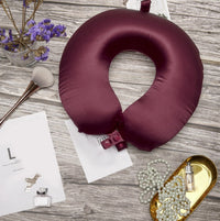 HKM-256147 Silkworm Silk U-shaped Pillow with Nano Foam Filling for Comfort