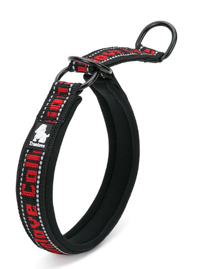 HKM-256339 Adjustable Reflective Nylon Dog Collar with Soft Neoprene Lining in Various Colors