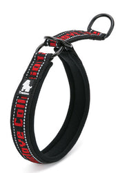 HKM-256339 Adjustable Reflective Nylon Dog Collar with Soft Neoprene Lining in Various Colors