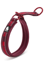 HKM-256339 Adjustable Reflective Nylon Dog Collar with Soft Neoprene Lining in Various Colors