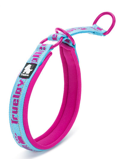 HKM-256339 Adjustable Reflective Nylon Dog Collar with Soft Neoprene Lining in Various Colors