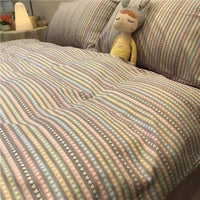 HKM-256339 Skin-Friendly Four-Piece Quilt Cover and Bed Sheet Set in Multiple Sizes