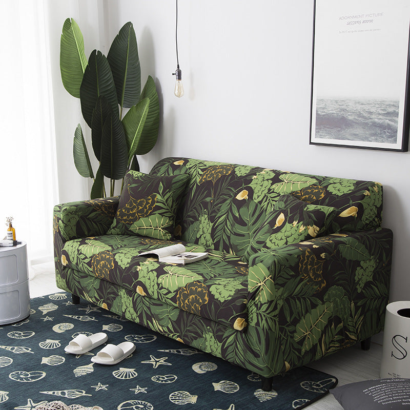 HKM-256403 Universal Stretch Non-Slip Sofa Cover for Modular Sofas - Polyester & Spandex, Various Styles & Sizes Available