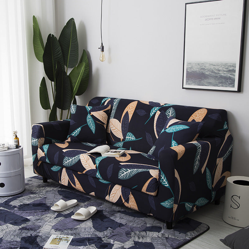 HKM-256403 Universal Stretch Non-Slip Sofa Cover for Modular Sofas - Polyester & Spandex, Various Styles & Sizes Available