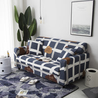 HKM-256403 Universal Stretch Non-Slip Sofa Cover for Modular Sofas - Polyester & Spandex, Various Styles & Sizes Available