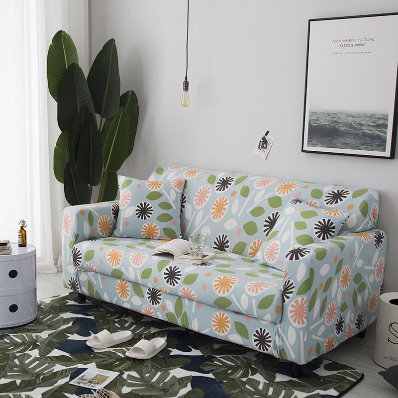 HKM-256403 Universal Stretch Non-Slip Sofa Cover for Modular Sofas - Polyester & Spandex, Various Styles & Sizes Available