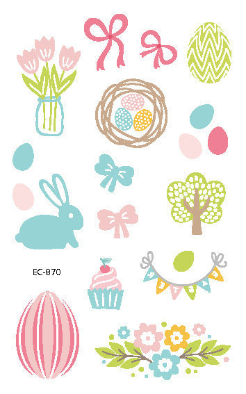 HKM-256467 Easter Rabbit Cushion Cover in Cartoon Style with Peach Skin Fabric