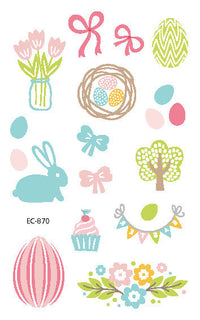 HKM-256467 Easter Rabbit Cushion Cover in Cartoon Style with Peach Skin Fabric
