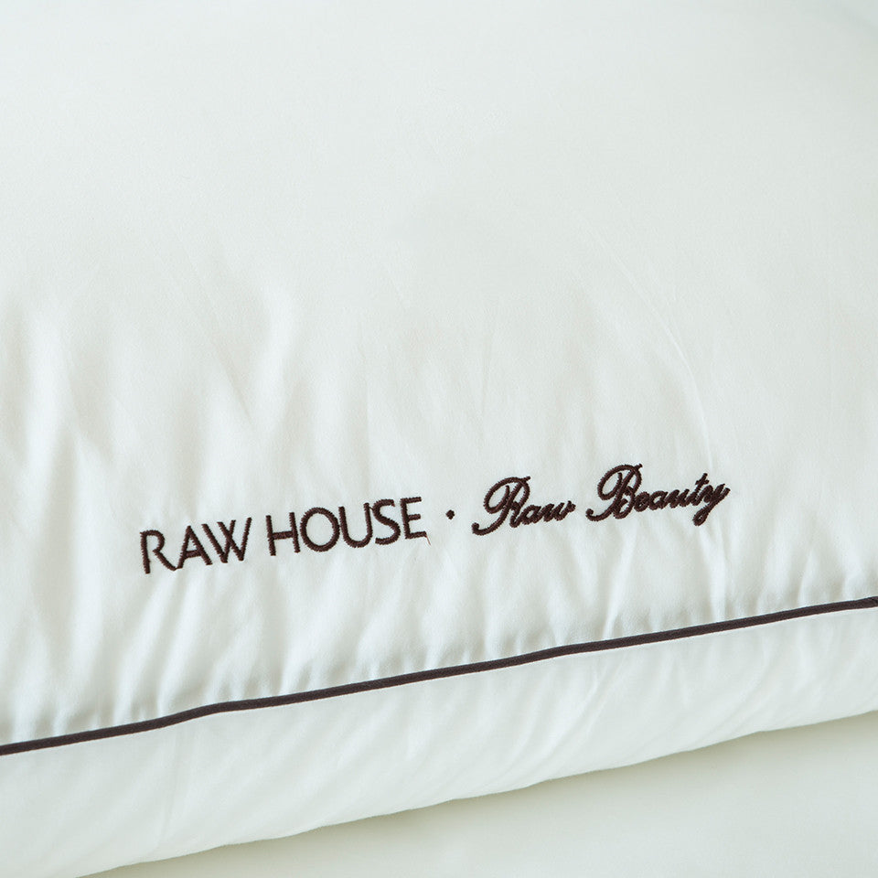 HKM-256467 Single Core Cotton Pillow for Neck Support, Soft and Breathable, 4-14cm Height