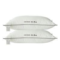 HKM-256467 Single Core Cotton Pillow for Neck Support, Soft and Breathable, 4-14cm Height